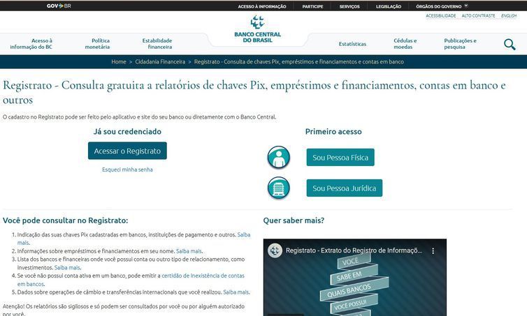 Cidadão pode verificar valores a receber de bancos