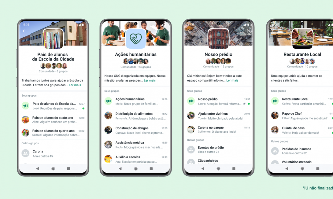 WhatsApp anuncia recurso de comunidades com vários usuários