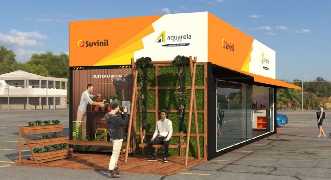 Suvinil inaugura primeira loja container no Sul