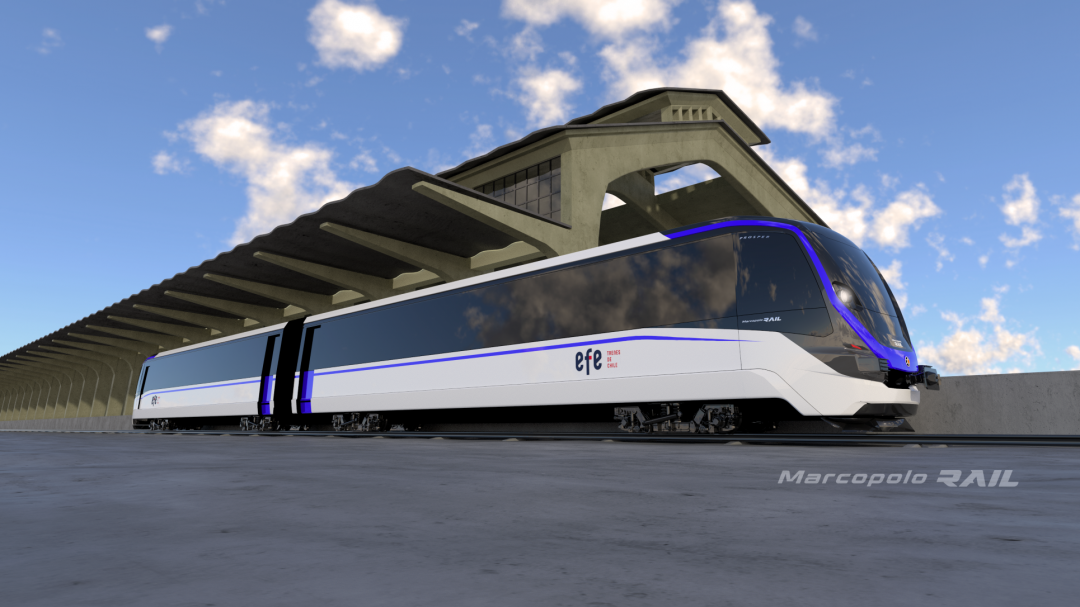Marcopolo Rail amplia atuação internacional com fornecimento de trens para o Chile