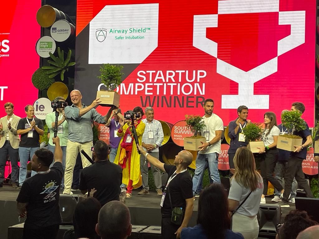 Airway Shield é a campeã na competição de startups