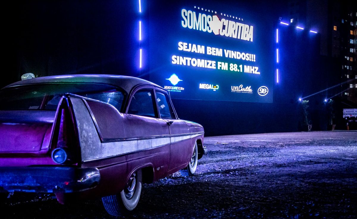 Cinco cinemas drive-in abrem na Grande Curitiba para driblar a falta de lazer