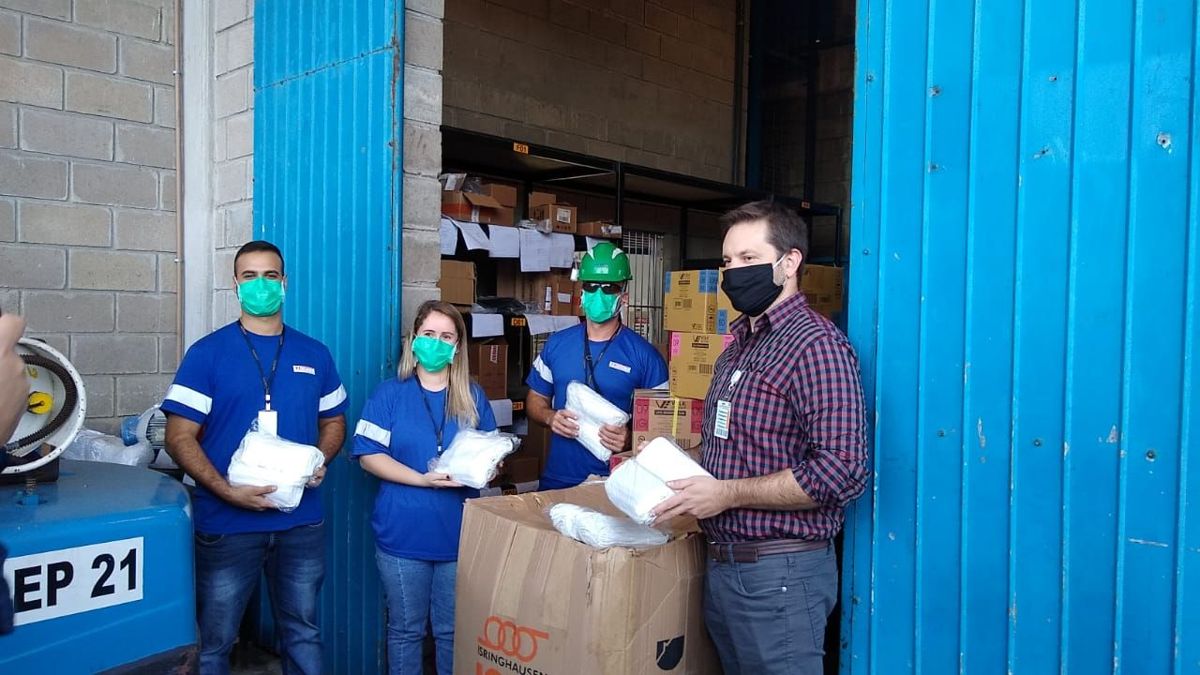 Wilson Sons realiza doações no Sul em razão da pandemia