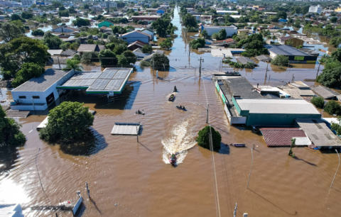 Número de desastres por chuvas quadruplicou em três décadas no RS