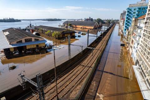 Desastre climático faz vendas industriais caírem 15,6% em maio no RS