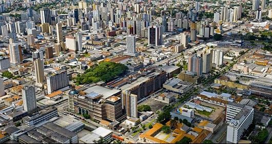 Onde estão os grandes aglomerados urbanos do Sul