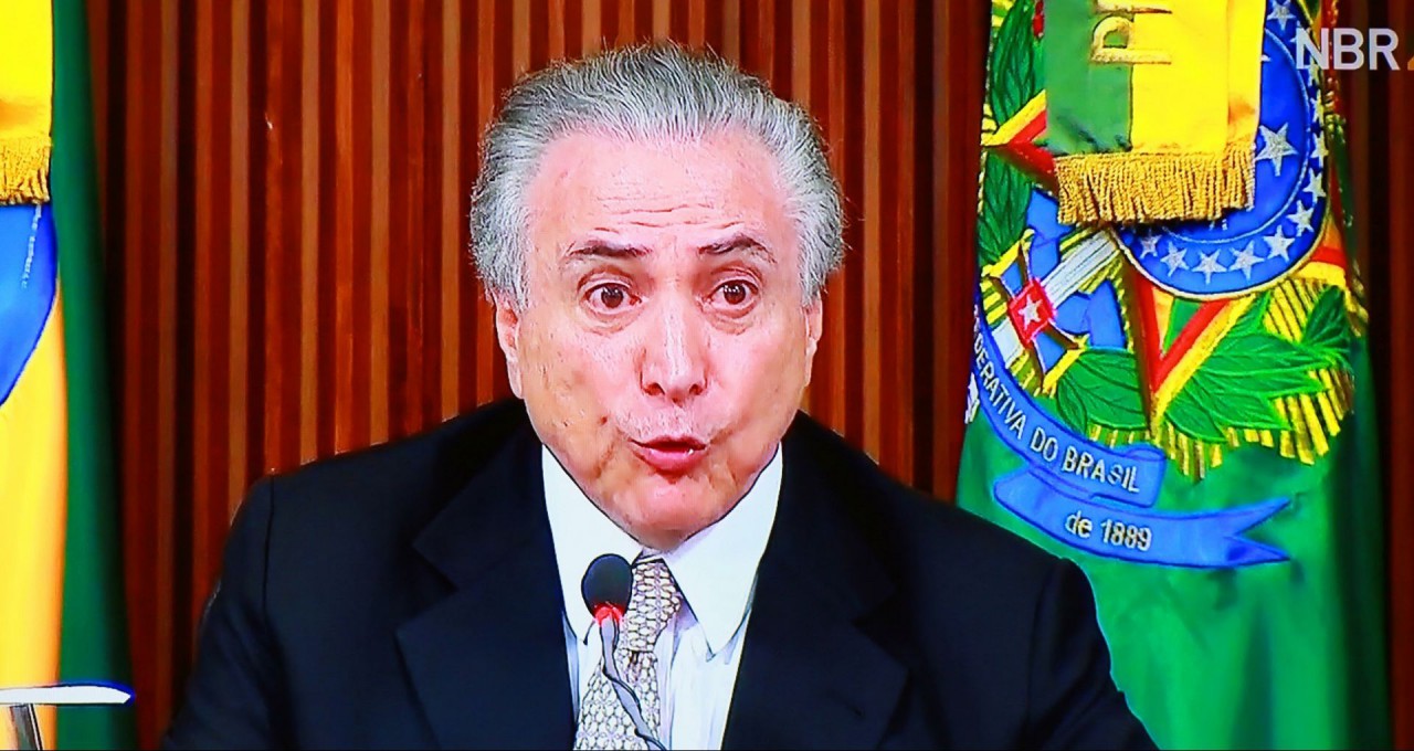 Michel Temer pede união em pronunciamento