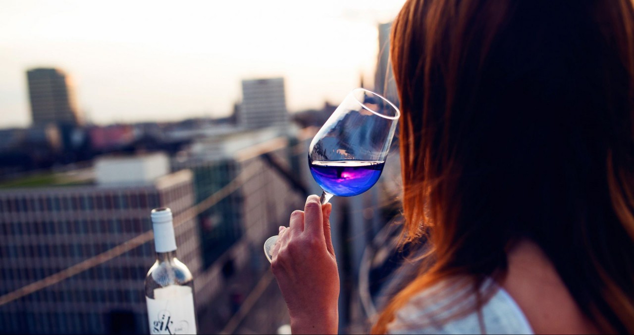 Gïk, o vinho azul que renega a tradição