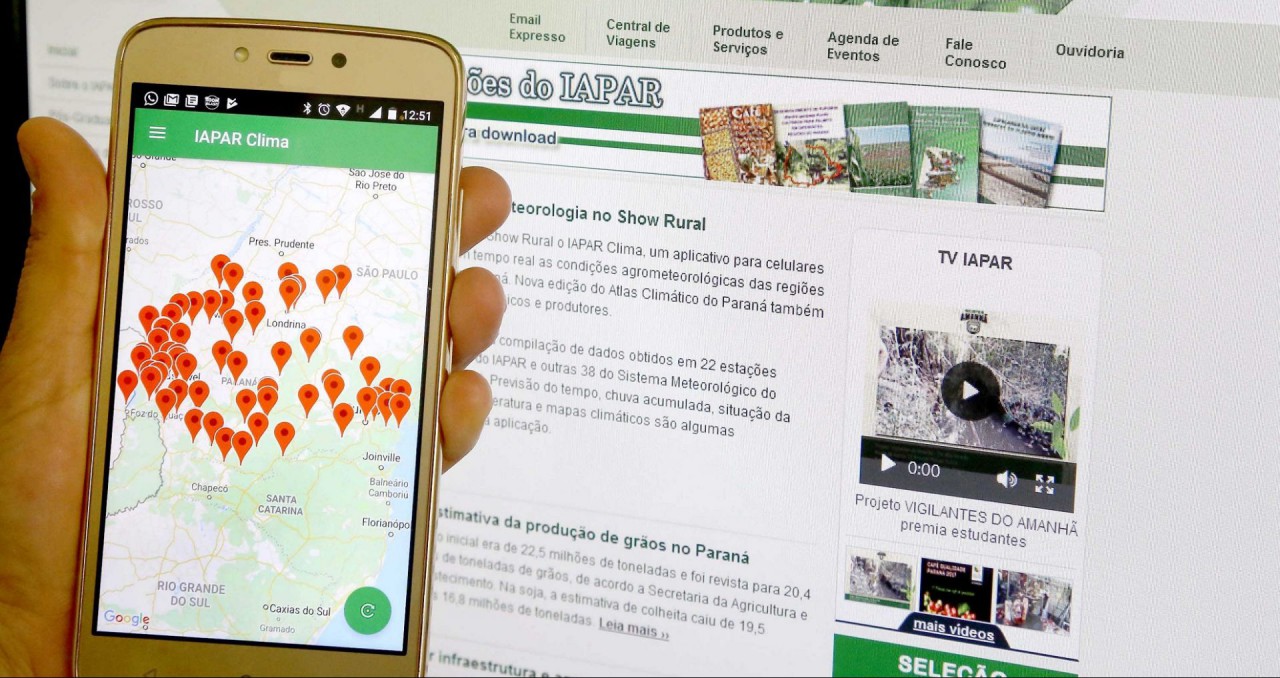 Iapar desenvolve aplicativos para o agronegócio